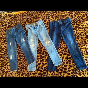 3 pair bundle of Cat and Jack jeans size 4/5